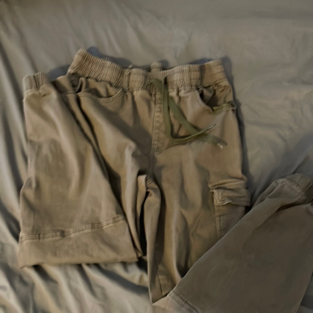 Green joggers